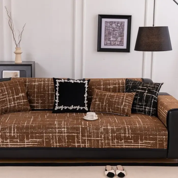 Housse de canapé de luxe légère et moderne
