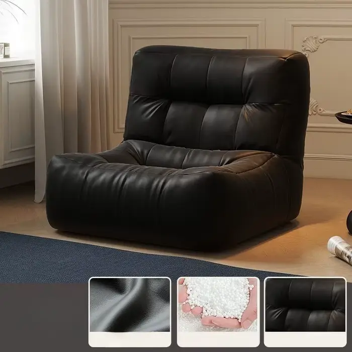 Canapé de salon en cuir, confortable, doux, moderne, relaxant, paresseux, Simple, meubles décoratifs