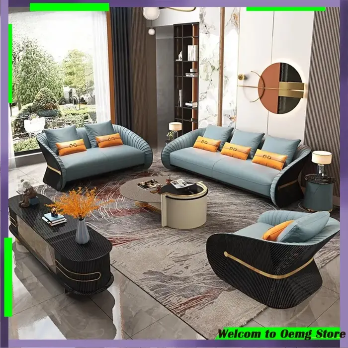 Luxueux canapé de Salon d'angle élégant