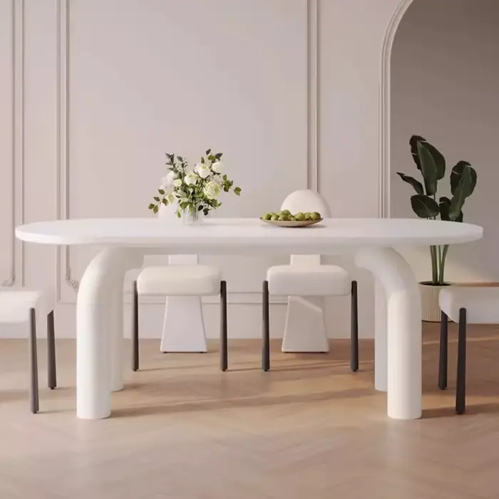 Table de salle à manger nordique de luxe pour salon