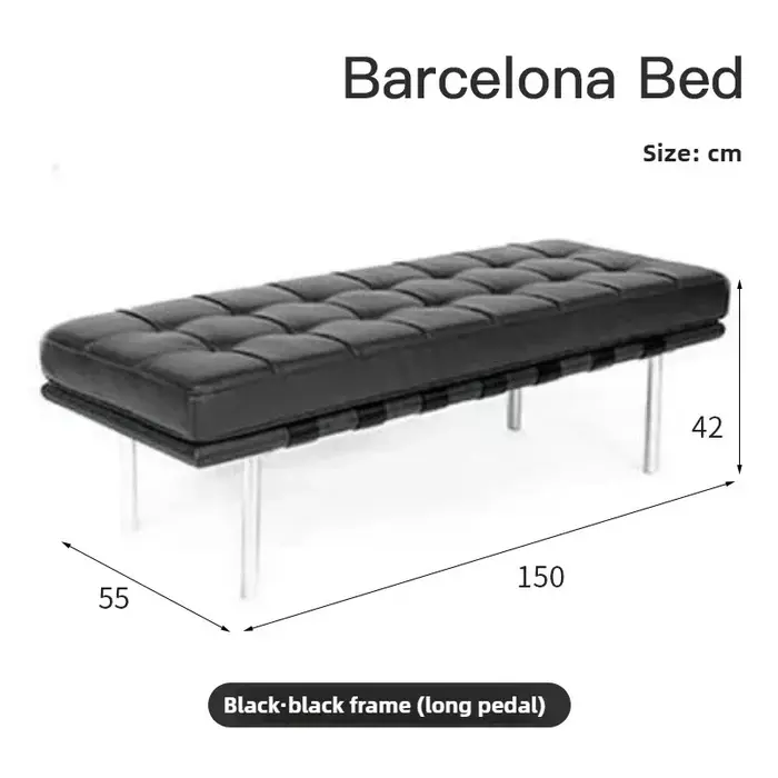 Canapé-lit de Barcelone pour petit appartement, fauteuil inclinable, simple, moderne, loisirs, burea