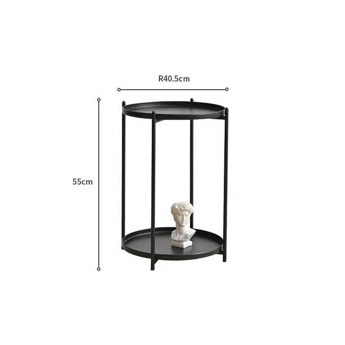 Petite Table ronde en fer tendance, minimaliste, chevet, canapé, Table basse d'appoint pour chambre 