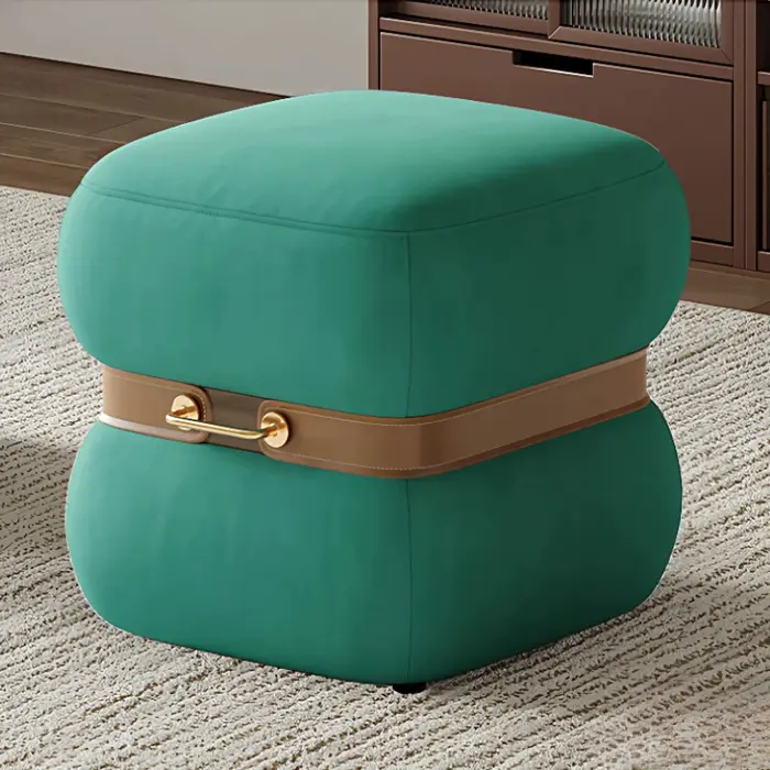 Pouf de couloir, repose-pieds
