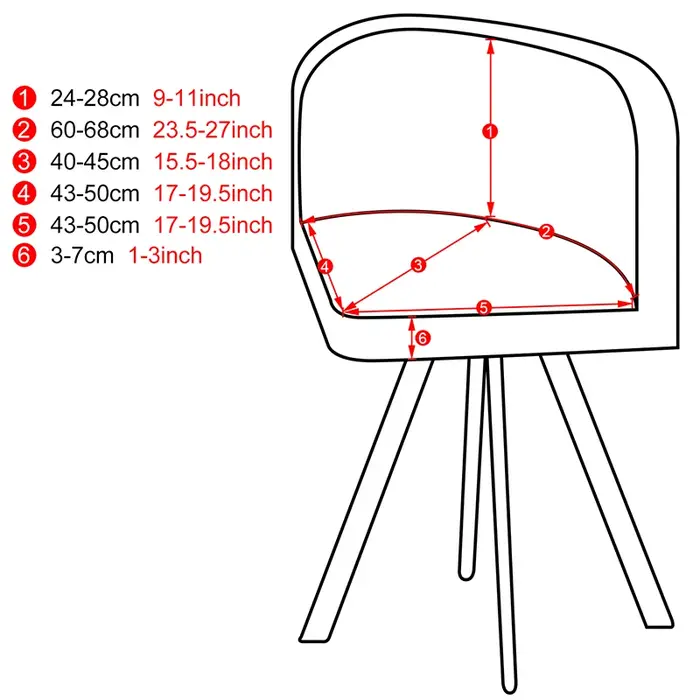 Housse de chaise triangulaire en polaire
