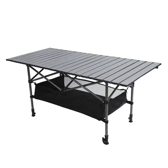 Table pliante compacte d'extérieur en acier au carbone