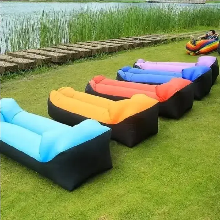Canapé-lit gonflable d'extérieur, bonne qualité, tendance 2024, 240x70cm