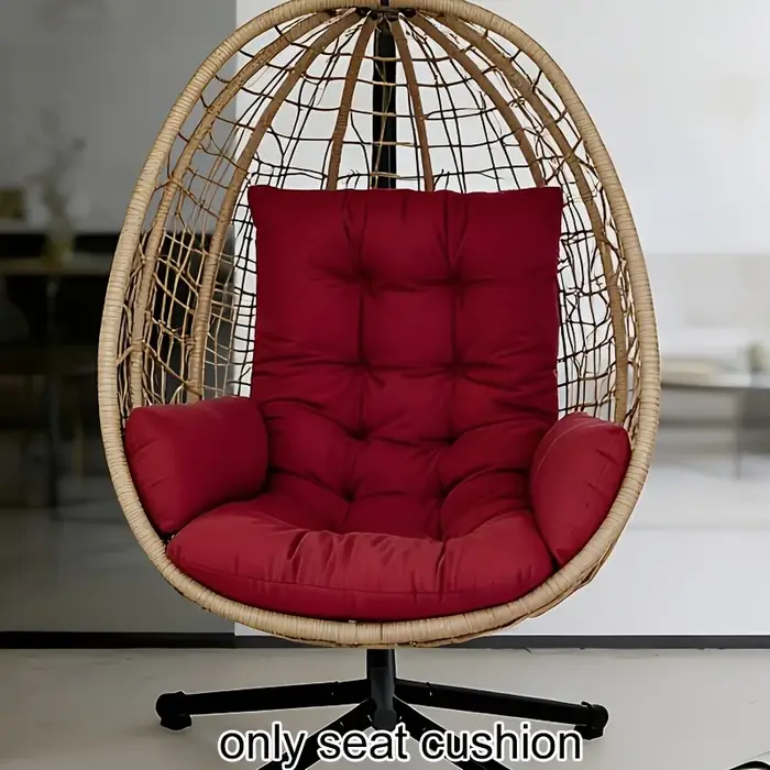 Coussin de remplacement pour fauteuil œuf, coussin pour fauteuil suspendu d'extérieur, coussin pour