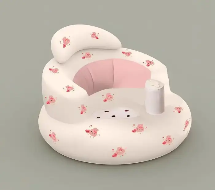 Canapé gonflable pour bébé, chaise avec plateau, pompe à Air intégrée, Support arrière pour bébé, ch