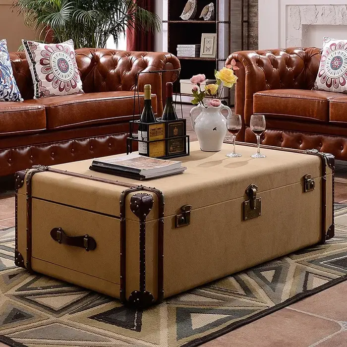 Table basse moderne Unique Glam Simple luxe plancher