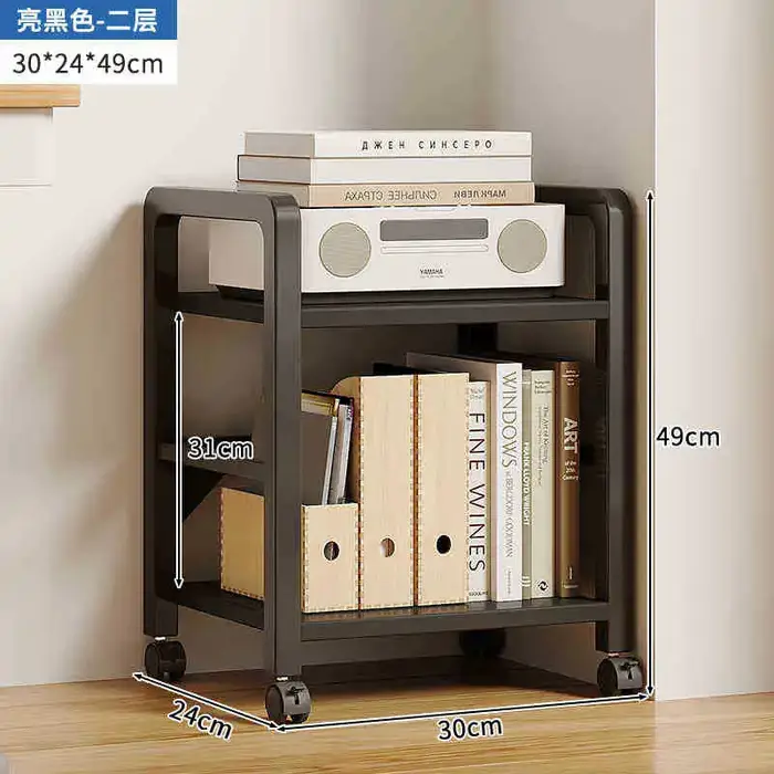 Bibliothèque de rangement multicouche Simple du sol au plafond, support de rangement, fente étroite