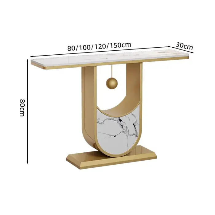 Table de Console moderne italienne Premium beauté mignon Glam
