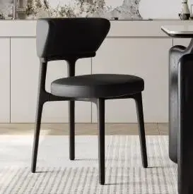 Ensemble de 2 chaises de salle à manger rembourrées, esthétiques et confortables, design, pour salon