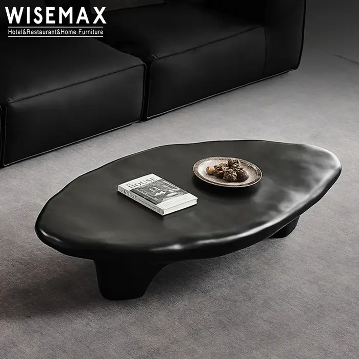 WISEMAX FURNITURE nordique minimaliste salon Art verre fibre renforcé plastique forme spéciale Table