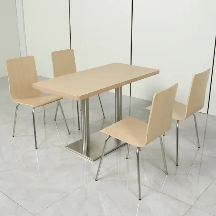 Ekintop moderne minimaliste Rectangle école bibliothèque salle de lecture meubles Restaurant cantine