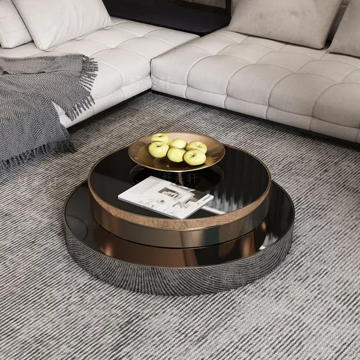 Table basse rotative de luxe