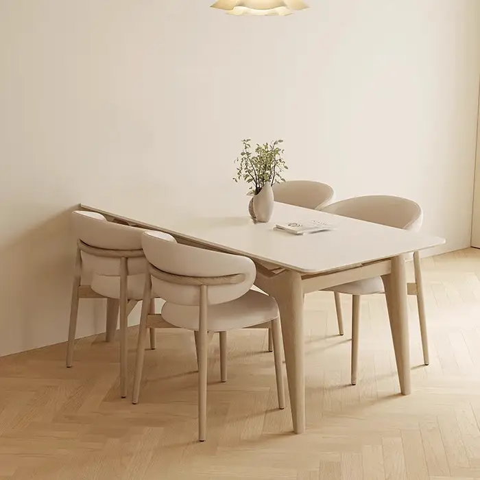 Tables à manger longues extensibles avec chaises Design