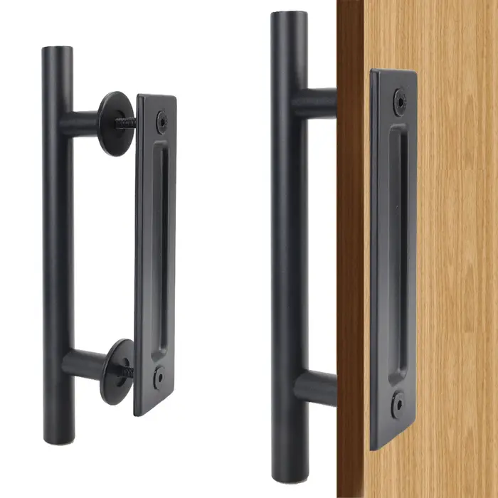 Pour armoire placard tirer encastré bois porte poignée coulissante grange