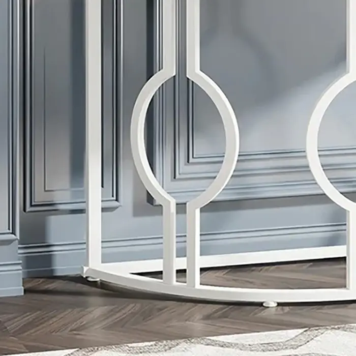 Tables de console en métal du milieu du siècle Design