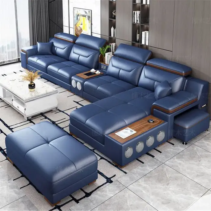 Adultes salon canapés classique Europe luxe confortable canapé d'angle appartement coussin Sedie Da Soggiorno maison accessoires