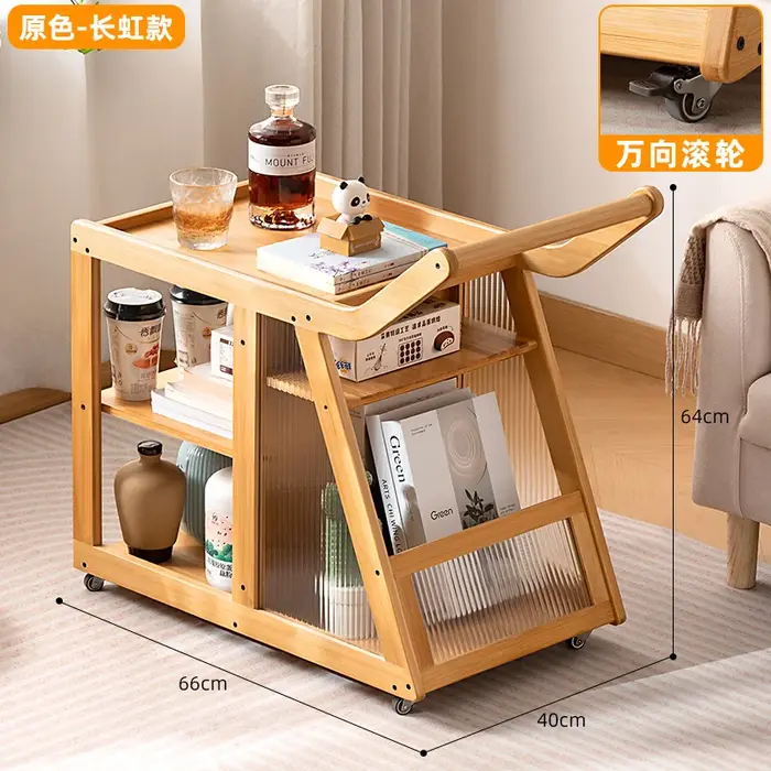 Petite Table basse en bois Portable réglable Premium rangement Table basse livres Design Mesas De Ce