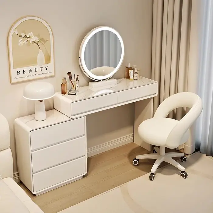 Filles Design coiffeuse conteneurs tiroirs maquillage Simple bureau