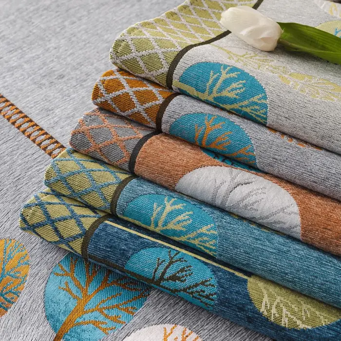Housse de canapé en Chenille Jacquard