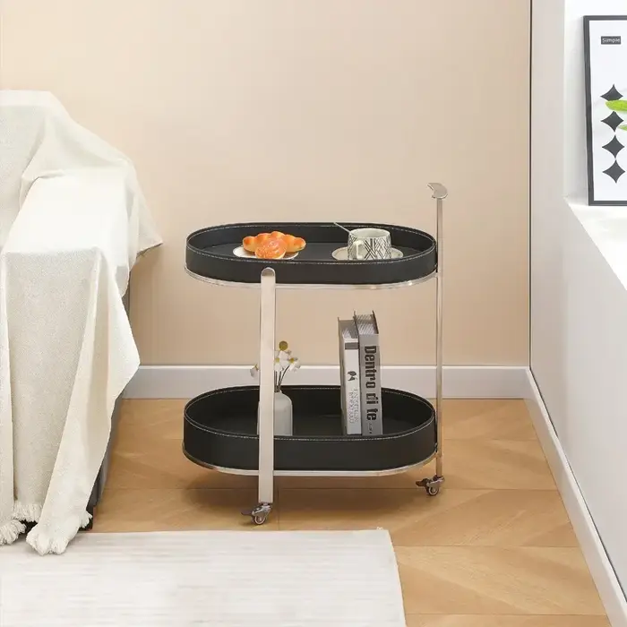 Table d'appoint créative pour canapé avec rangement, table basse célèbre d'Internet, design mobile e