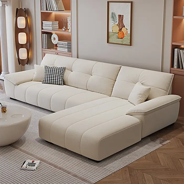 Canapés modernes et élégants Chaise Longue canapé De sol italien De luxe salon grands Sillas Para Sala De Estar meubles De maison