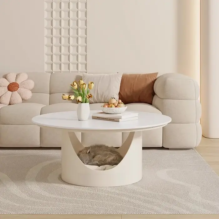 Table basse nordique moderne ronde Simple Premium classique Table basse élégante beauté Meubles De M