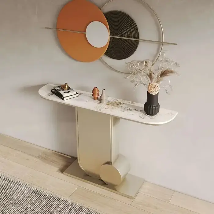 Table basse vintage de style nordique pour salon