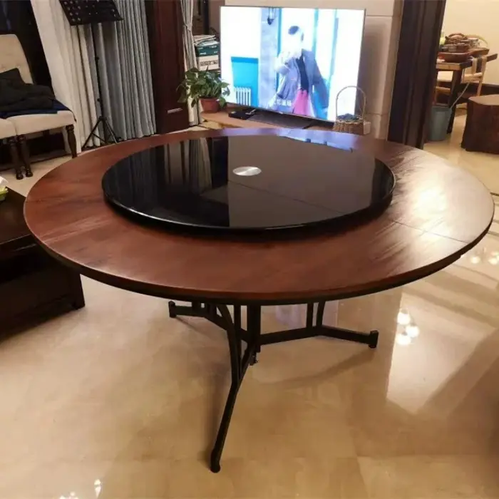 Table de salle à manger ronde de luxe