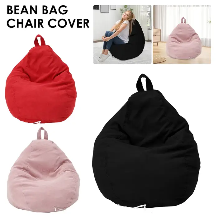 Grand pouf paresseux siège chaise housse de canapé canapé doux moelleux respirant adulte enfant Tata