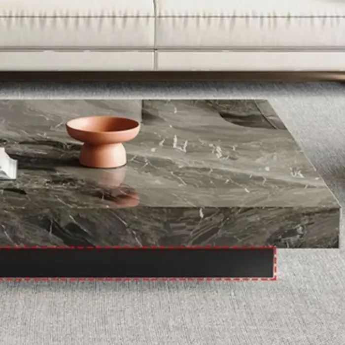 Table basse de luxe minimaliste italienne