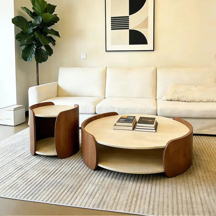 Tables basses tendance européennes, table basse de luxe italienne moderne, table basse vintage nordique, meubles de salon