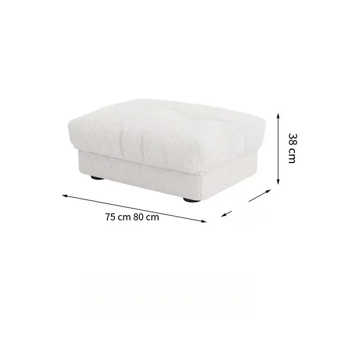Canapé-lit Minimaliste de Luxe observateur et Confortable, Mobilier de Chambre à Coucher, Couleur Cr