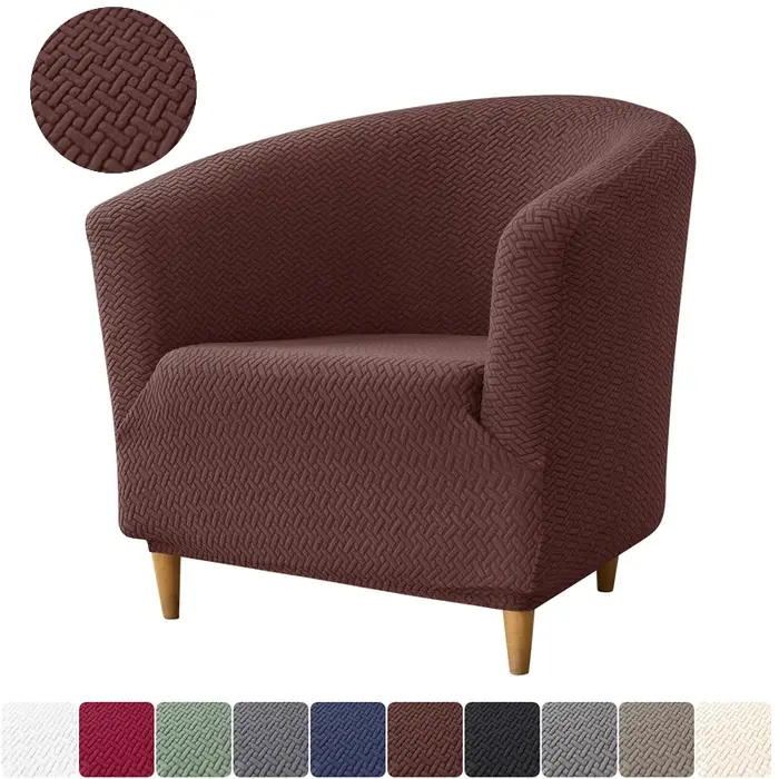 Housse de canapé simple élastique en Jacquard, housse de siège de fauteuil, protection de chaise, ho