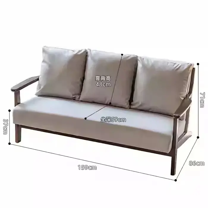 Ensemble table et chaise chinois en bois massif – parfait pour les restaurants/salles d'étude
