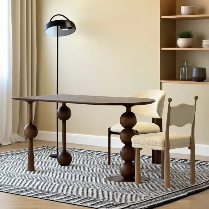 Table à manger Vintage peu encombrante