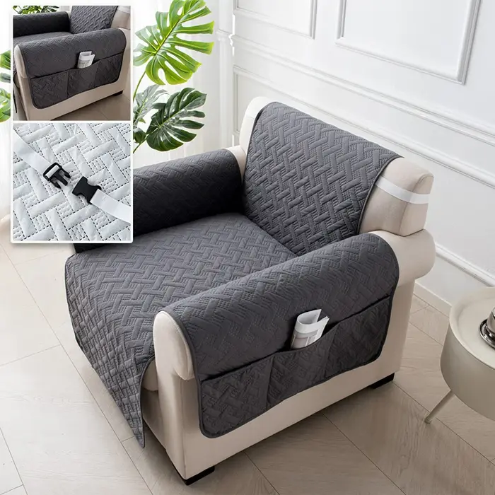 Tapis de canapé matelassé épais pour salon