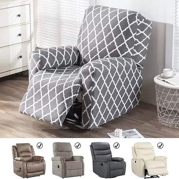 Nouvelle housse de protection antidérapante pour fauteuil inclinable et canapé, protège-meubles pour
