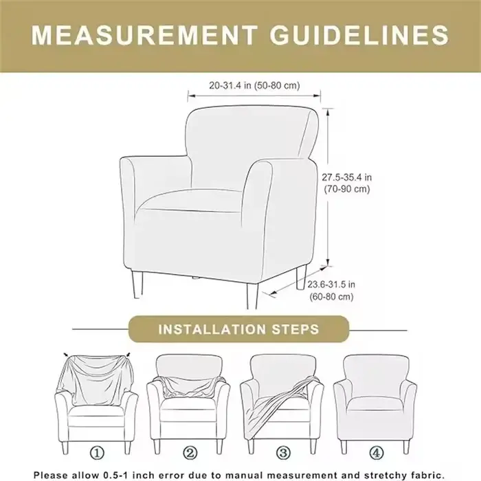 Housses de fauteuil relaxantes tout compris