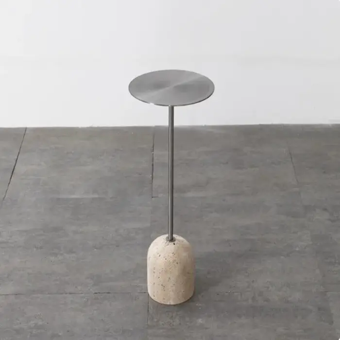 Tables de canapé d'art modernes en acier inoxydable