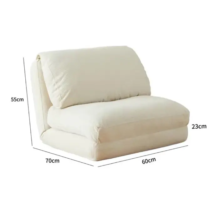 Canapé moderne en velours côtelé, confortable, résistant à l'usure, chaise longue pliable, simple, p