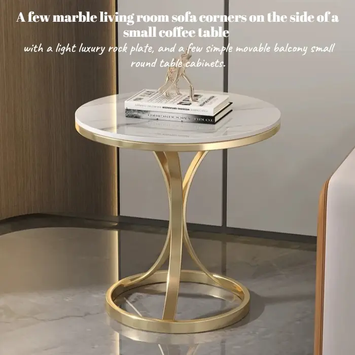 Petites tables basses rondes de style italien