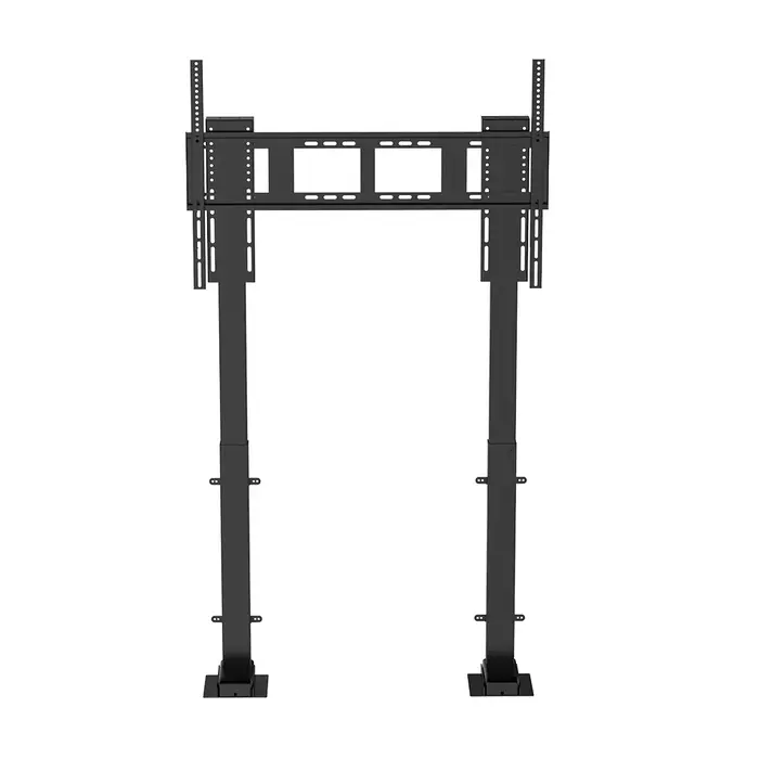 Support TV vertical motorisé réglable en hauteur de 65 à 100 pouces, système électrique intelligent
