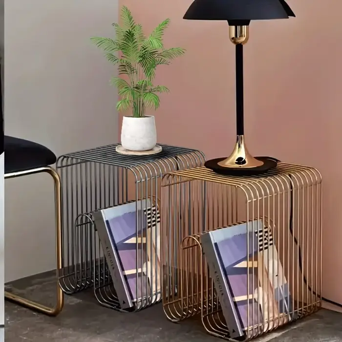 [Mable d'appoint moderne en métal] Table