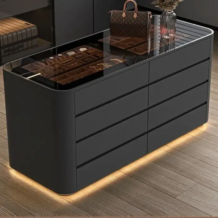 Artisanat Cube Salon armoires organisateur debout moderne luxe armoire
