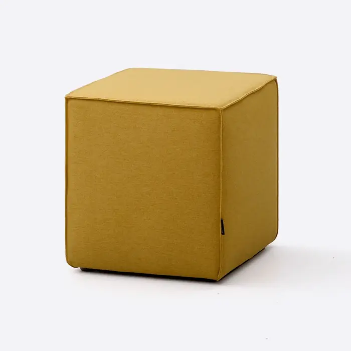 Tabouret Cube Ottoman en tissu scandinave, banc de canapé bas minimaliste pour salon, magasins de ch