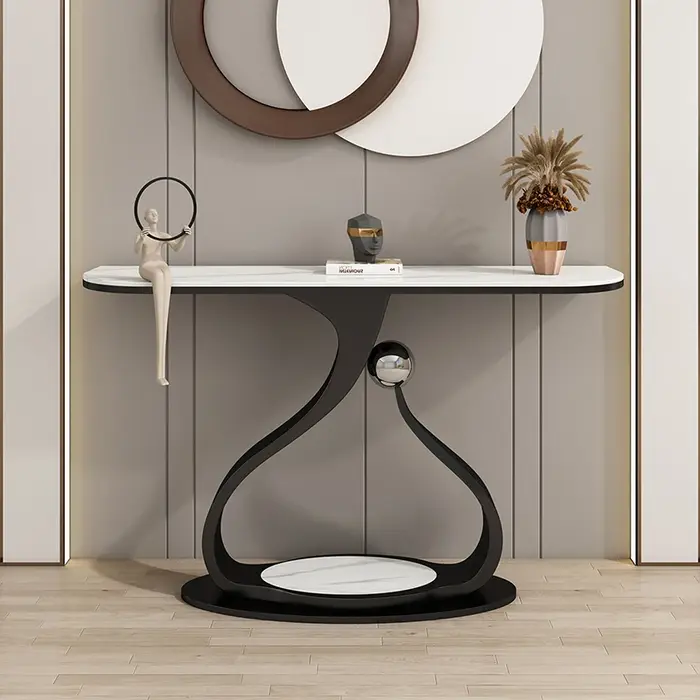 Tables de Console au Design moderne luxe minimaliste élégant Tables de Console rustique à la mode Co