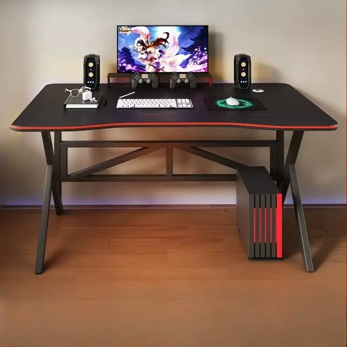Table de jeu ergonomique bureau d'ordinateur de bureau Table d'étude jeu de luxe Table de jeu Stable